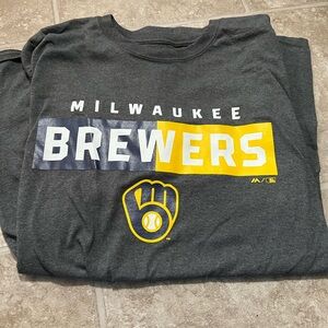 Milwaukee Brewers Gray T-Shirt